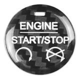 Botón Start-stop En Fibra De Carbono Ford Mustang (model A)