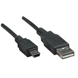 Cable Cable Para Dispositivos Usb De Alta Velocidad 457896a Con Entrada Mini-usb B Salida Usb-a