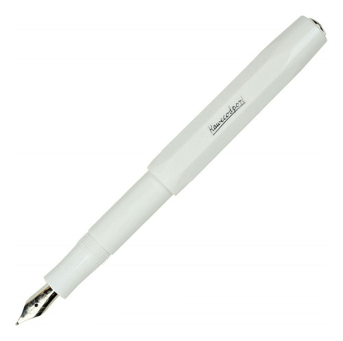 Pluma Estilográfica Kaweco 10000936 Skyline Sport, Blanca, F