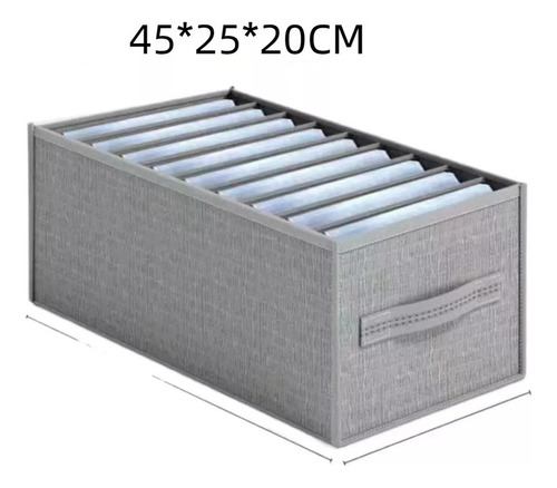 Cajas De 4 Cajones Para Cajas De Almacenamiento De Jeans Color Gris, 4 Piezas