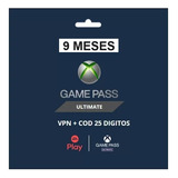 Xbox Game Pass Ultimate Assinatura 9 Meses Código Descrição