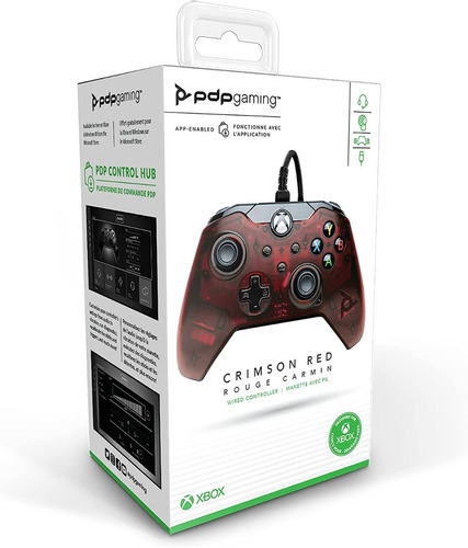 Control Alambrico Xbox One Pdp Rojo Nuevo