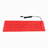 Teclado Alambrico Flexible Usb Pc Laptop Contra Agua Lavable