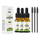 10 Ml*3pcs De Aceite De Ricino, Suave, Hidratante, Pestañas