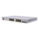 Switch Cisco Small Business Cbs250 24g Poe 4 Sfp Admin Rack