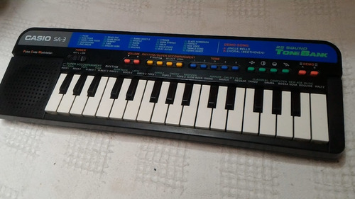 Mini Piano Organeta Casio Sa-3 Con Detalles Leer Descripción