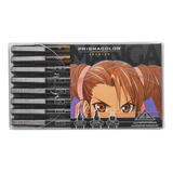 Prismacolor Premier Manga Illustration Markers, Puntas Negro