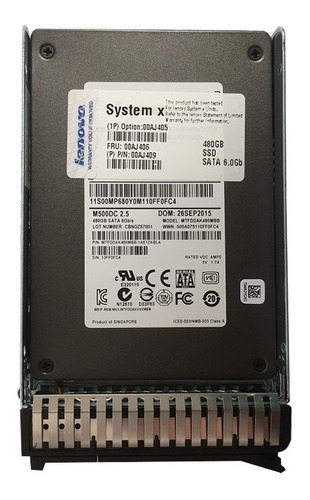 Disco Ssd 480gb Lenovo 00aj406 00aj409 2.5   