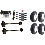 Kit Completo Para Remolque Dos Ejes 6500 Kg Con Frenos