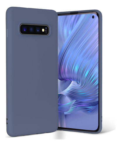 Funda Para Samsung Galaxy S10 - Gris Oscuro De Silicona