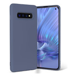 Funda Para Samsung Galaxy S10 - Gris Oscuro De Silicona