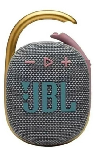 Parlante Jbl Clip 4 Portátil Con Bluetooth Waterproof Grey 