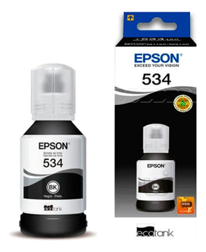 Tinta Epson 534 Negra T534120 M1120 M2170 M3170 Original