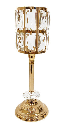 Candelabro Porta Velas Color Oro Caireles M M6 Premium 