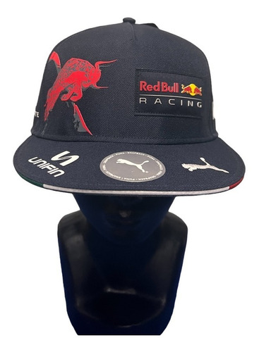 Gorra Plana Original Puma Carreras Formula 1 Red Bull Checo