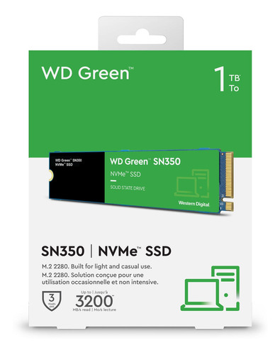 Disco Duro Interno Western Digital Solido Ssd M.2 Green 1tb 