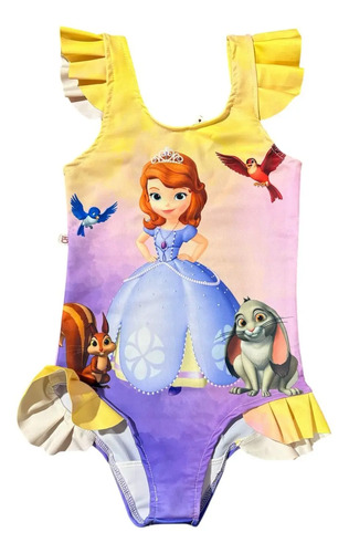 Traje De Baño Para Niña Princesita Sofía