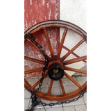 Lustre  Rústico  Carroça Roda Original