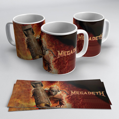 Taza Mágica 11 Oz / Megadeath , M05 (1 Pz)