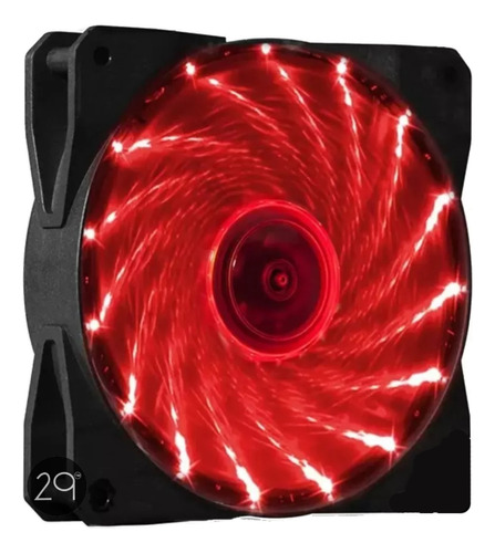 Ventilador Gamer 12cm Cooler 110102 15 Leds