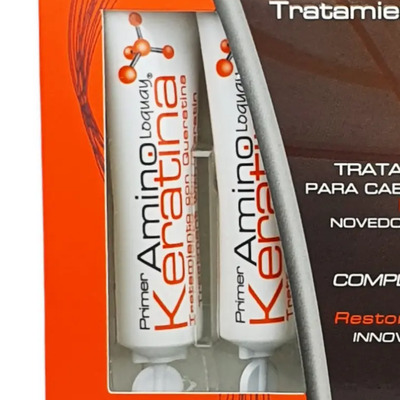Loquay Primer Amino Keratina - Restauración Total Ampolletas | MercadoLibre