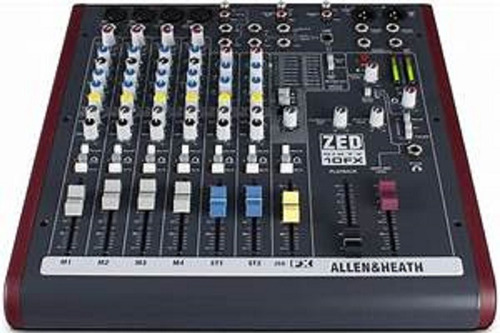    Allen & Heath Zed60-10fx Consola Mixer Sonido Audio Vivo 