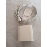 Cable De Carga Y Cubo 20w Original Apple  C  A Lightning