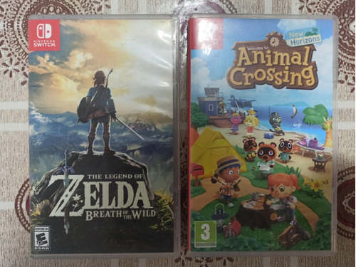Juegos Switch Zelda Botw Y Animal Crossing