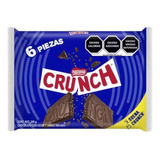 Chocolate Crunch Azul Nestle 6 Pz 40 G C/u