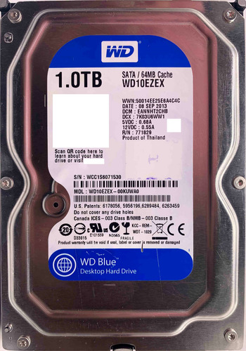 Wd Wd10ezex-00kuwa0 1000gb Sata - 05332 Recuperodatos