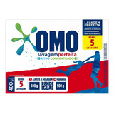 Sabão Em Pó Omo Sabão Em Pó Lavagem Perfeita Suave Antibacterial Caixa 400 G