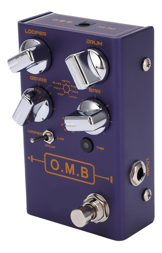 Guitarra De Pedales De Efectos O.m.b Looper Drum Machine 2 E