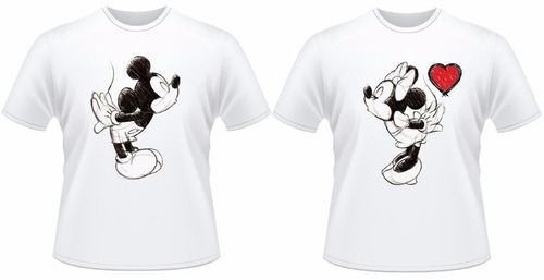 Camiseta  Kit Mozão Mickey E Minnie 