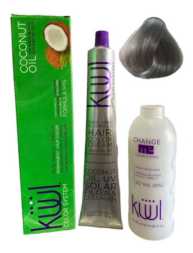 Kit Kuul Tinte 90 Ml + Peroxido 20 Vol - mL a $189