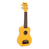 Ukelele Kohala Soprano Serie Tiki Color Amarillo Satin