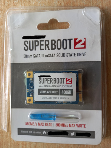 Disco Ssd Mydigitalssd Super Boot 2 50mm Sata Iii/6g Msata