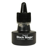 Tinta De Dibujo Pigmentada De Magia Negra, Botella De 1 Onza