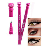 Delineador Ojos Fibra Fina Negro Pink Bear Pink21 Osito