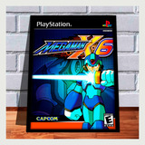 Quadro Decorativo Capa A3 Gamer Megaman X6 Playstation 1