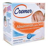 Absorvente Seios 12 Unidades - Cremer 