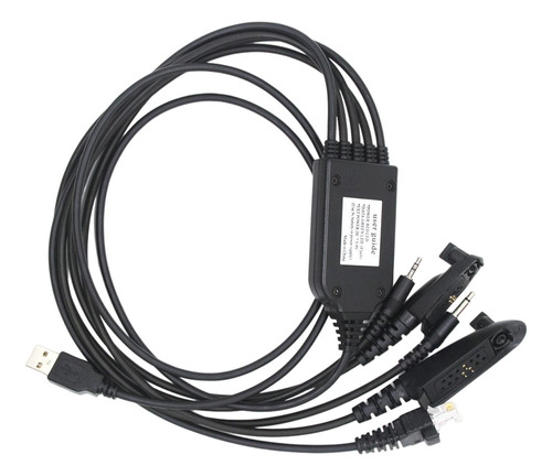 Cable De Programación Usb 5 En 1 Compatible Con Motorola A