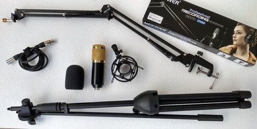Kit Microfono + Accesorios Para Grabación Profesional