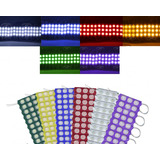 20 Pz Modulos 3 Led Tipo Sombrero 12v Varios Colores