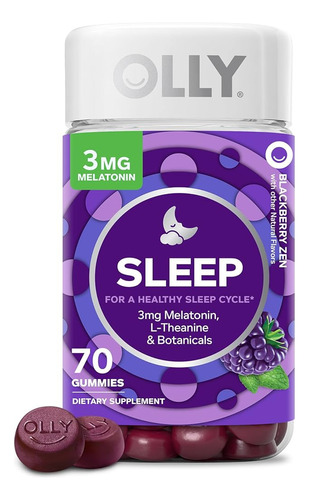 Olly Sleep 70 Gomitas Para Dormir (sellado)**importado**