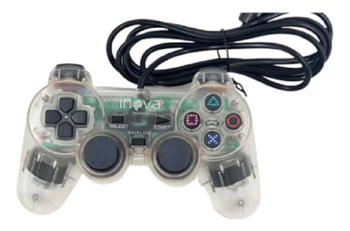 Controle Playstation Ps1 E Ps2 Analogico Com Vibração Jogos