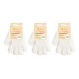 Evridwear Guantes Exfoliantes Para Ducha, 100% Nailon Grueso