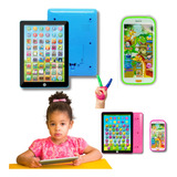 Tablet E Celular Interativo Infantil  Educativo Crianças Kit