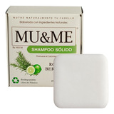 Shampoo Solido Mu&me Romero & Bergamota Crecimiento 140gr