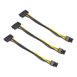 Cable Pci-e A Sata 6 Pines - 8puLG (3 Unidades)