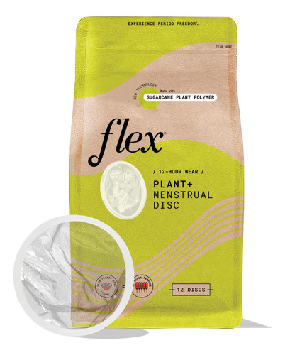 Flex Plant+ Disc | Discos De Periodo Desechables A Base De P